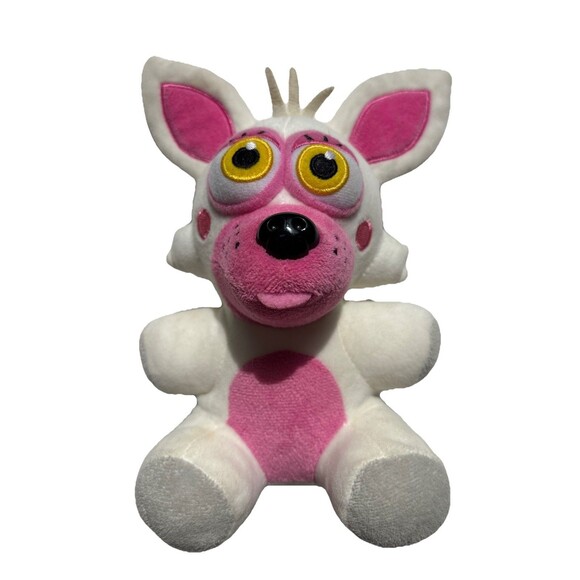 2020 Five Nights at Freddy's FNAF Funtime Foxy 8” Plush White Pink - Picture 1 of 9